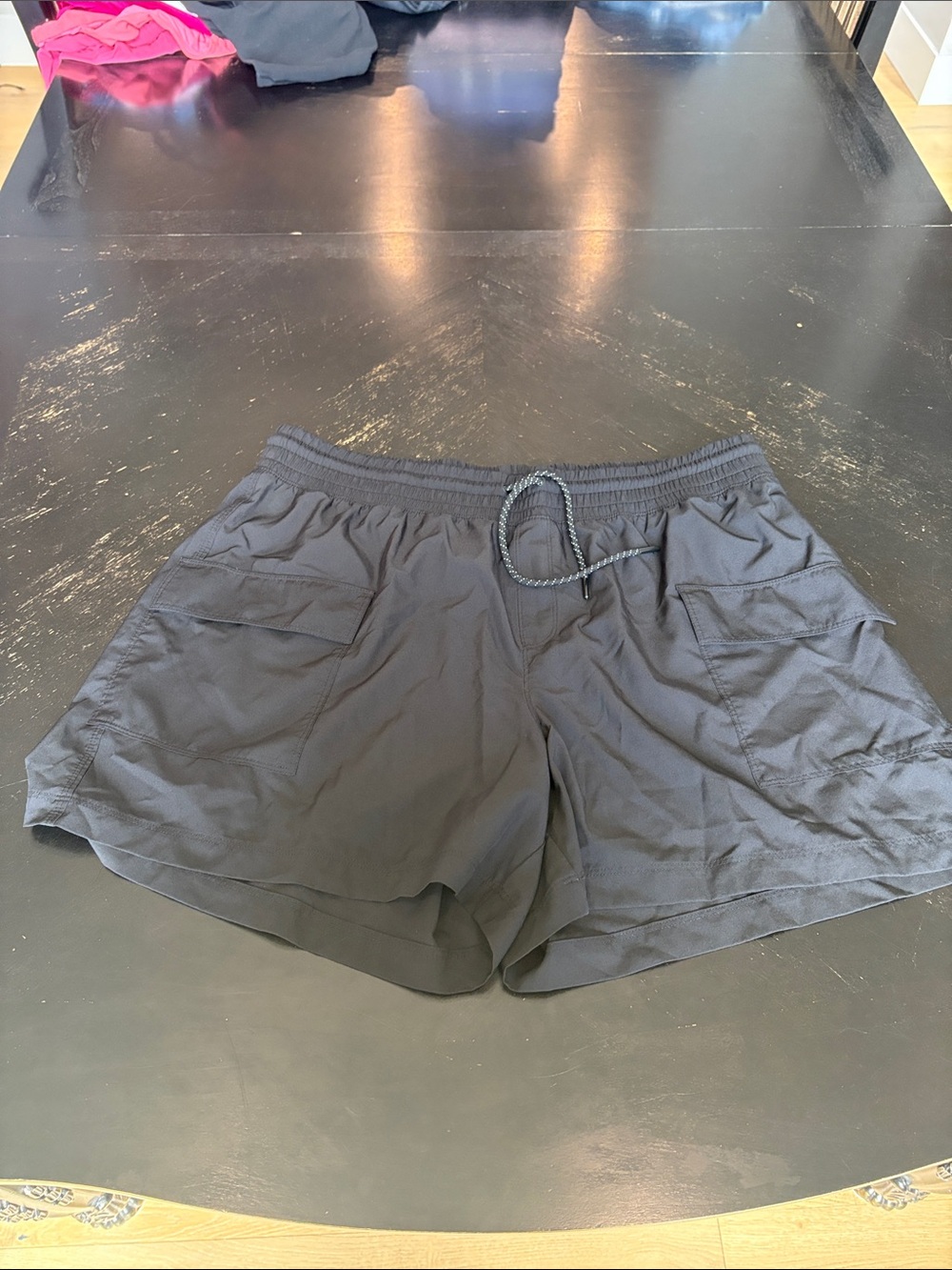 Old Navy Black Athletic Drawstring Shorts